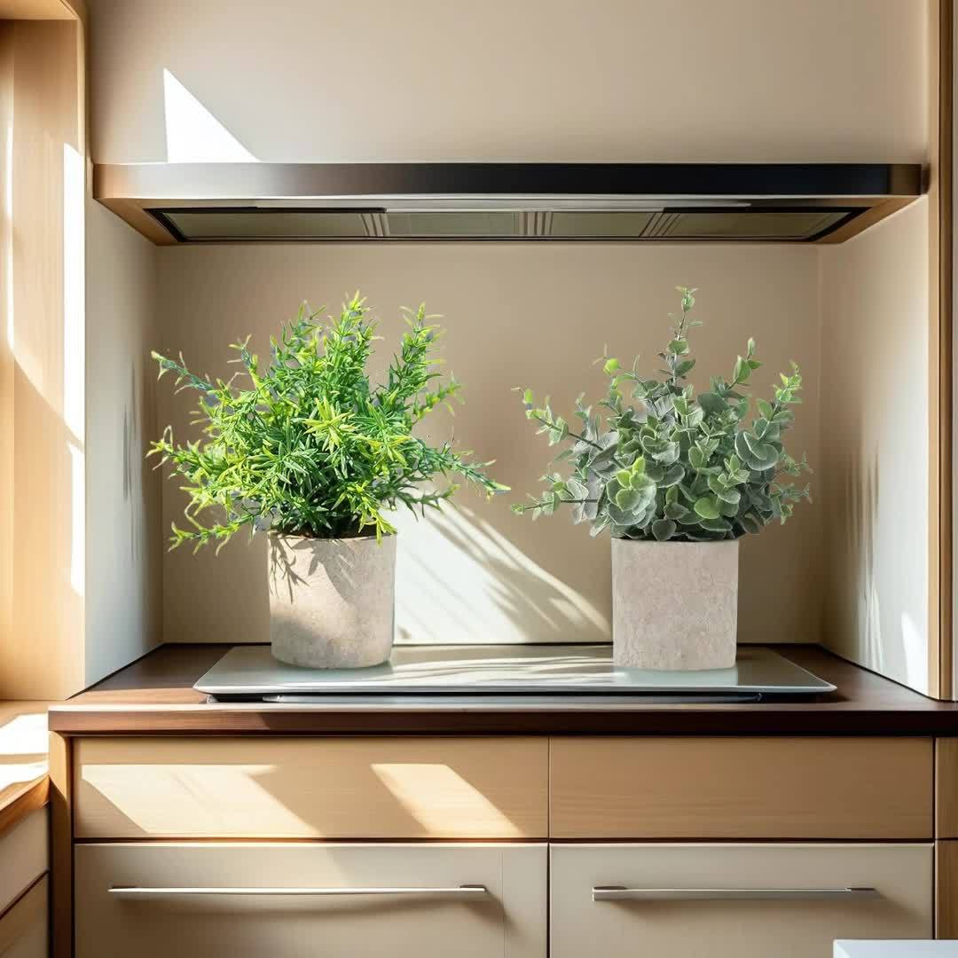 5Pack Mini Artificial Potted Plants, Artificial Eucalyptus Rosemary Succulent Plants In Pots, Fake Bonsai Greenery for Home Office Farmhouse Bathroom Shelf Decor Indoor