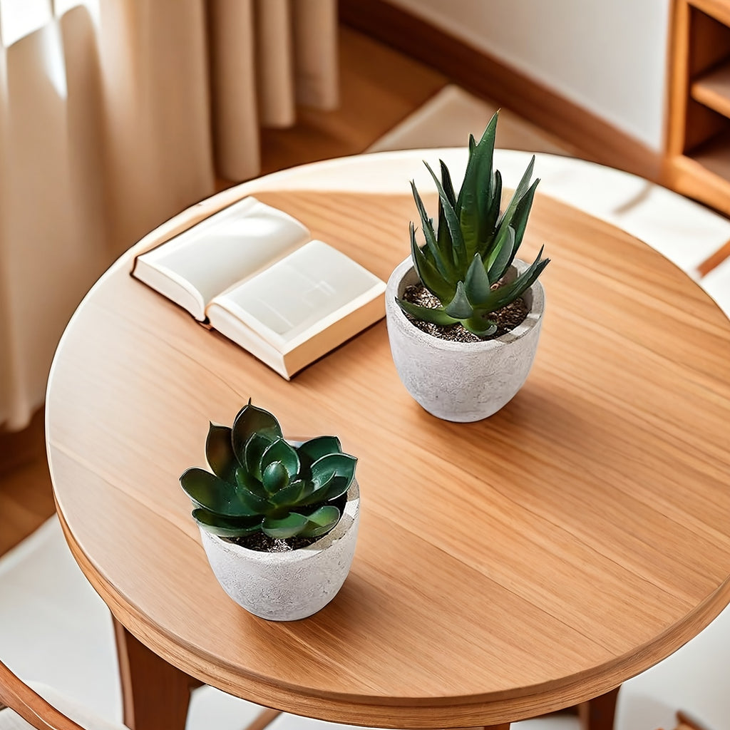 5Pack Mini Artificial Potted Plants, Artificial Eucalyptus Rosemary Succulent Plants In Pots, Fake Bonsai Greenery for Home Office Farmhouse Bathroom Shelf Decor Indoor